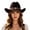 Z13-Coffee, variant on Premium Felt Cowboy Hat with Cattleman Crease Wide Brim Shapeable Western Hat for Men Women Cowgirl Rodeo Daily Wear