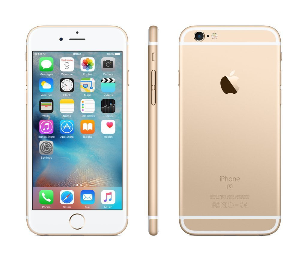 monitor Productive By-product Apple iPhone 6S Plus 16GB Unlocked Phone - Gold - Walmart.com