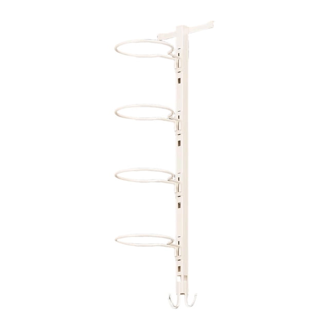 jinwen Football Holder Gift Bedroom Tool Room Basketball Ball Storage Rack Adhesive White 93x18cm