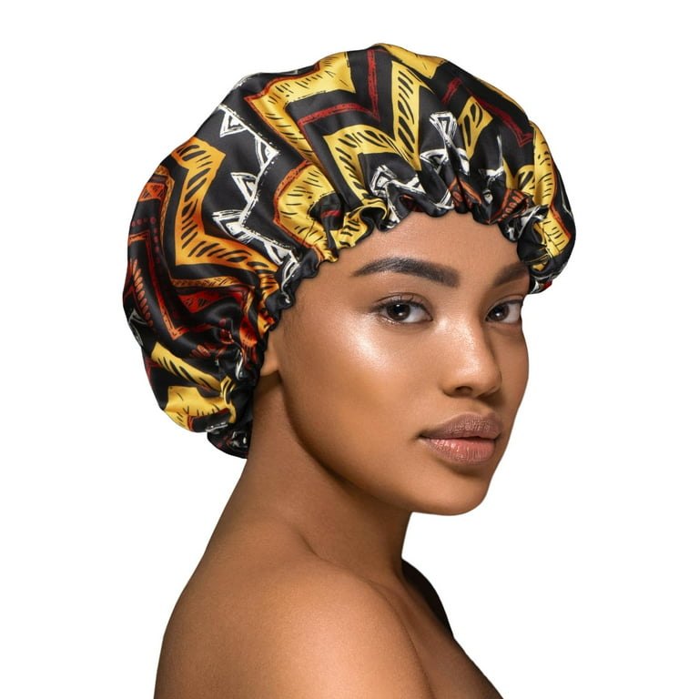 Jenny Capp Reversible Tribal Printed Soft Satin Hair Capp