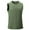 Green, variant on Men's Quick Dry Sleeveless Vest - Round Neck Training Top, Breathable, Outdoor Running Basketball
