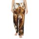 thumbnail image 1 of Fotbe Adorable Calf Butterflies Champagne Pantalones de Pijama para Mujer, Pantalones de Dormir, Pantalones Pj con Cordón y Bolsillos-Large, 1 of 6
