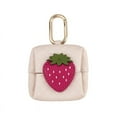 thumbnail image 1 of Cartera pequeña de cuero ultrafino para auriculares con Bluetooth, minibolso para guardar pintalabios, monedero, colgante para mujer, 1 of 6