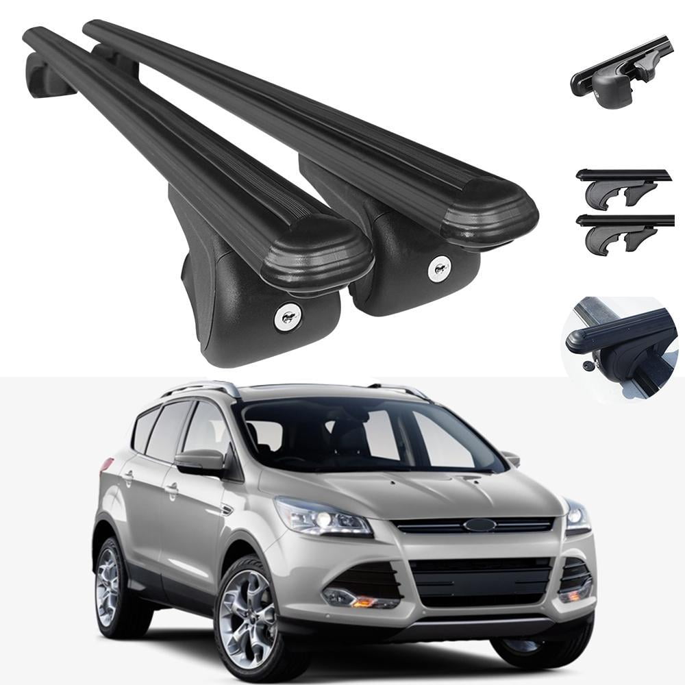 Roof Rack Cross Bars Luggage Carrier Black Set fits Ford Escape 20132019