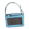 thumbnail image 2 of TISHITA 1:12 Scale Mini Radio Model Mini Record Player for Study Living Room Bedroom blue, 2 of 8