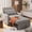 30"-Grey, variant on Noelse 3-in-1 Convertible Sleeper Chair Bed with Pull Out Bed and Adjustable Backrest, Linen Upholstered Accent Chair for Living Room Bedroom Small Space, Dark Gray