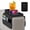 Black, variant on Couch Cup Holder Tray Silicone Sofa Armrest organizer with Assesory Side Pockets for storage Remotes, Cell-phone Tablet or Snack Anti-Spill and Anti-Slip Couch Drink Holder Caddy