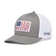 thumbnail image 1 of Bandera de malla PFG de Cap Columbia, color blanco y titanio, talla L/XL, 1 of 7
