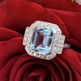 thumbnail image 4 of K-KED Gorgeous 925 Silver Rings Women Delicate Jewelry Cubic Zirconia Wedding Ring Size 6-10-#7-8, 4 of 6