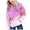 E#03-Purple, variant on OYXSER Kids Girls Ombre Print Hooded Sweatshirt Long Sleeve Pullover Top with Front Pocket Casual Outdoor Wear, Hot Pink 5-6Y