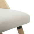 thumbnail image 6 of LumiSource Natural Wood, Cream Fabric Trevi Chair, 6 of 12