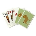 thumbnail image 1 of Bighorn Sheep, Geometric, Contour, Lantern Press, Premium Playing Cards, 52 Card Deck with Jokers, USA Made, 1 of 5