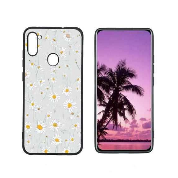 Daisies-Floral-177 Phone Case, Degined for Samsung Galaxy A11 Case Men Women, Flexible Silicone Shockproof Case for Samsung Galaxy A11