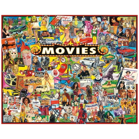 White Mountain Puzzles The Movies - 1000 Piece Jigsaw Puzzles