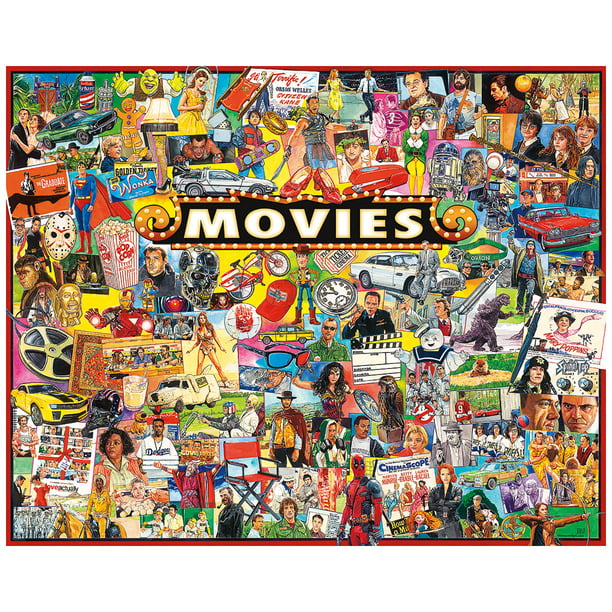White Mountain Puzzles The Movies - 1000 Piece Jigsaw Puzzles - Walmart ...