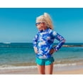 thumbnail image 2 of Girls UPF 50+ Printed Long Sleeve Rashguard | Fiesta Print, 2 of 2