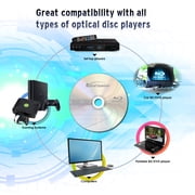 Optical Quantum BD-R 25gb 6x Blu-ray Recordable Disc Logo Top 50-pack Spindle - Optical Recording Media