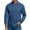 Blue-A#4021A, variant on Ribbed Knit Polo Shirt for Men Collared Button Down Work Long Sleeve Shirts for Men Big and Tall Plain Cotton T Shirts for Men Dark Purple XL
