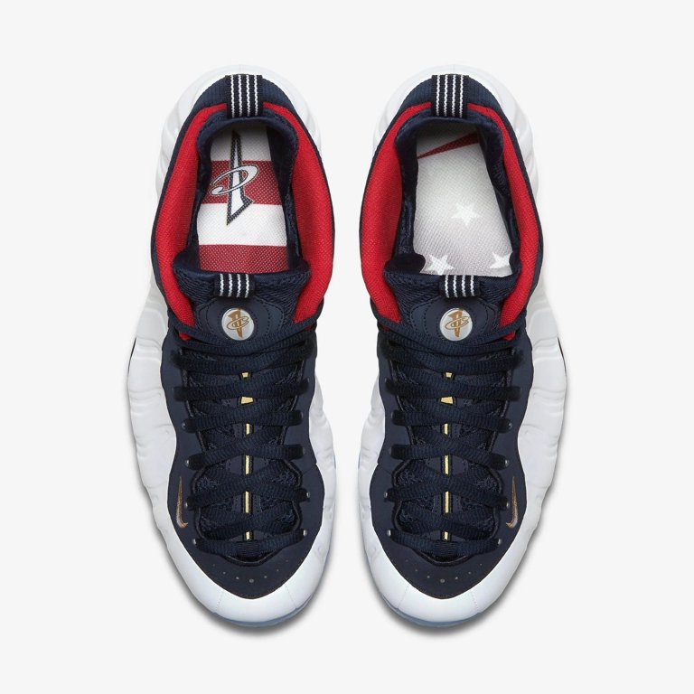 Nike Air Foamposite One Premium Olympic University Red Obsidian