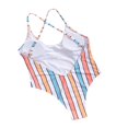thumbnail image 5 of Women‘s Striped One-piece Swimsuit Color Blocking Sling Swimwear, 5 of 5