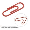 thumbnail image 4 of Unique Bargains Paper Clips 1.1 Inch Vinyl Coated with Box for Office Home Red Count 600, 4 of 6