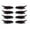 C, variant on Flash Eye Shadow and Eyelash Stickers 4 Pairs Waterproof Reusable Adhesive Patches, Easy Application No Glue False Eyelashes for Instant Glamour