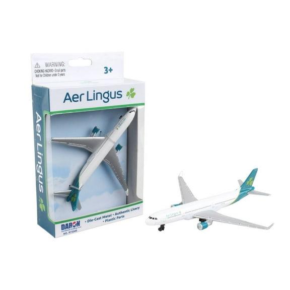 Aer Lingus Single Plane, White - Daron RT3345 - Diecast Plane