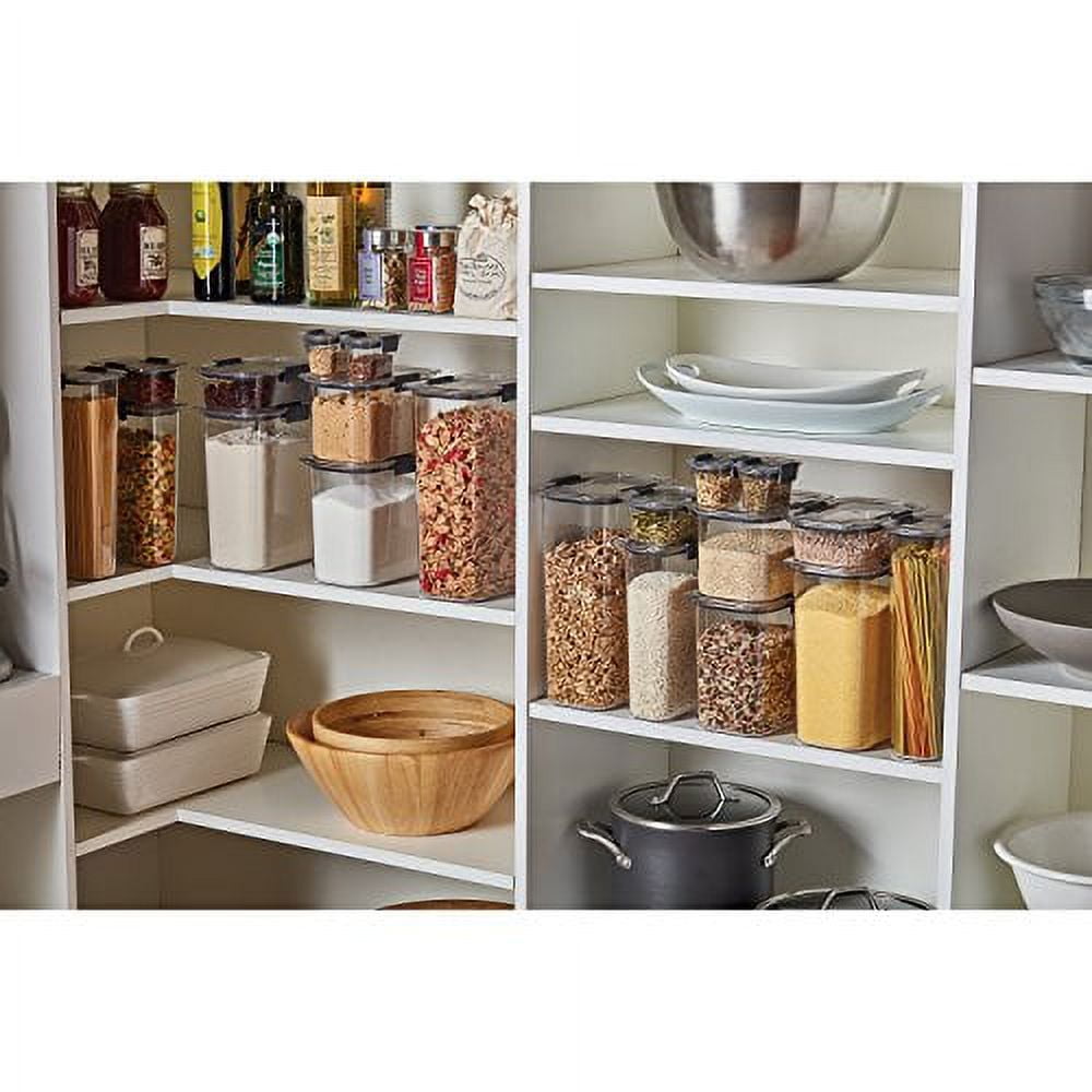 Rubbermaid Brilliance Pantry Storage Container, 12 Cup, Dishwasher Safe 