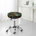 thumbnail image 7 of Disketp Game Joysticks Stool Covers Round, Super Soft Round Bar Stool Cushion Covers Seat Cushion - 12 Inch, 7 of 7