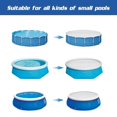 thumbnail image 2 of Solar Pool Cover, 2.4m Diameter Round Swimming Pool Cover Protector Easy Set and Frame Pools, Anti-Evaporation Swimming Pool Insulation Film Swimming Pool Cover, 2 of 7