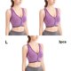 thumbnail image 3 of Qarigey 3 unids/set Sujetador deportivo listo para el gimnasio - Comodidad ligera para la mayoría de los entrenamientos intensos Sujetadores Ropa interior púrpura L, 3 of 6