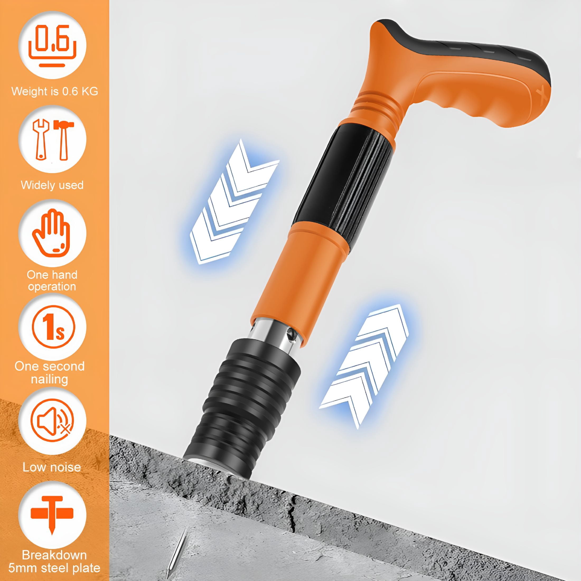 CURYMAY Manual 7.3 mm Gauge Mini Nailer Nail Gun