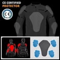 thumbnail image 5 of Breathable Motorcycle Jacket Anti-Fall Motorcycle Equipment Reflective Motocross Clothing Wear-Resistant Biker Coat For Summer, 5 of 5