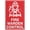 Warning Sign 3, variant on Fire Hydrant And Hose Reel Sign 8"x12" Metal Aluminum Signs, Weather Resistant, Weatherproof, Indoor Or Outdoor