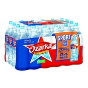 Ozarka Natural Spring Water 24-700mL Sport Bottles with Flip Cap