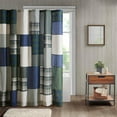thumbnail image 2 of Waterproof Boho Style Shower Curtain, Cottage Styling,Pieced Patchwork Plaid Design,Farmhouse Bathroom Décor,Machine Washable,72" x 72" Green, 2 of 6