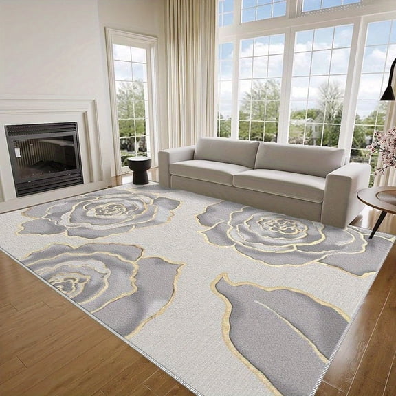 5.3'x7.5' long carpet runners for hallway non-slip carpet runners area rug for living room area rug small kitchen area rug