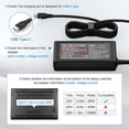 thumbnail image 3 of Cargador para laptop Dzytnsy de 65 W USB-C compatible con Chromebook, 3 of 7
