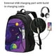 thumbnail image 2 of Balery Astronaut Mochila con carga USB para hombre y mujer - Mochila impermeable y antirrobo para laptop con puerto USB para viajes, trabajo, 2 of 7
