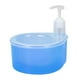 thumbnail image 5 of 2x Dispensador de Jabón Y Soporte para Fregador, Botella con Bomba de Líquido, Dispensador de Jabón para Lavar Platos de Fregadero para El Hogar, Baño 2 piezas, 5 of 8