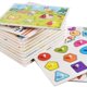 thumbnail image 4 of Tablero de madera para agarrar para bebés, reconocimiento de números, letras y formas, rompecabezas para niños, juguetes educativos para la primera infancia, Montessori Learning TMZ, 4 of 5