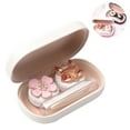 thumbnail image 2 of Cute Contact Lens Case Travel Kit Portable Contact Case Container with 2 Contact Lens Box, and Tweezers, 2 of 8