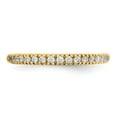 thumbnail image 4 of 14K Yellow Gold Ring Band Wedding Diamond, Lab Grown Round White, Size 5, 4 of 6