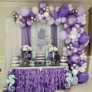 Lavender and silver baby shower theme 2025