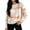 Complexion, variant on Sorvello Women's Plaid Knit Sweater, Oversized Crewneck Pullover Long Sleeve, Ribbed Cuffs & Hem Casual Fall Style Beige L