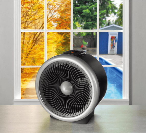 Pelonis Vortex 2-in-1 Heater u0026 Fan, HF18-U1B, Silver u0026 Black - Walmart.com