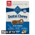 thumbnail image 2 of Blue Buffalo Medium Dental Chews for Dogs, Chicken & Spearmint 14-Count, 11.5 oz Bag (Pack of 13), 2 of 10