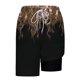 thumbnail image 4 of Pantalones Cortos para Hombre Cintura Elástica con Bolsillos, Forro de Impresión de Moda Casual para la Playa, Al Aire Libre Y el Uso Diario, 4 of 6