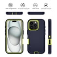 thumbnail image 2 of Armadura a prueba de golpes Defender funda de teléfono para iphone 11 12 13 14 15 Pro Max X XS XR XSMAX 7 8 Plus SE2 SE4 PC duro + cubierta trasera de TPU, 2 of 5