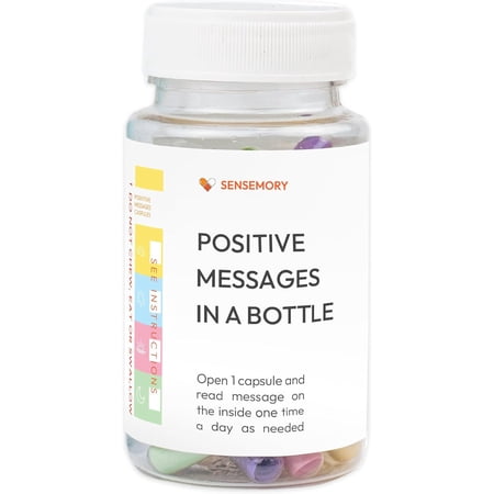 Positive Messages in a Bottle, Positive Affirmation,Self Care Gifts for Women Men Stress Relief Get Well Soon,Self Care Kit Pre-Written Daily Messages for Relaxation,Inspiration
